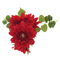 Цветочная композиция "Георгин", L21 W13 H41 см