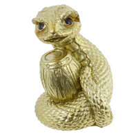 Фигурка декоративная "Змея", L5 W4 H7 см, 6в.