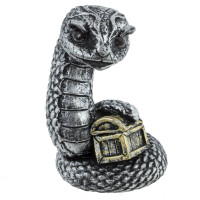 Фигурка декоративная "Змея", L5 W4 H7 см, 6в.