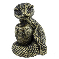 Фигурка декоративная "Змея", L5 W4 H7 см, 6в.