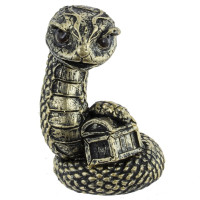 Фигурка декоративная "Змея", L5 W4 H7 см, 6в.