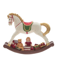 Фигурка декоративная "Лошадка-качалка", L49 W12 H40 см