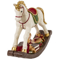 Фигурка декоративная "Лошадка-качалка", L49 W12 H40 см