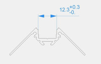 Профиль для светодиодной ленты AV-02-10 970452 Deko-Light
