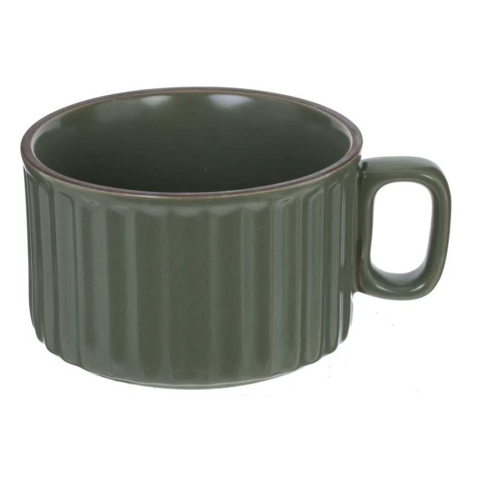 Чашка с блюдцем, 200 мл, L15 W15 H6 см