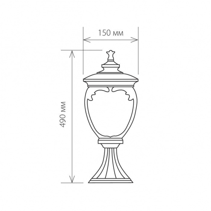 Наземный фонарь Andromeda GLYF-8024S Elektrostandard