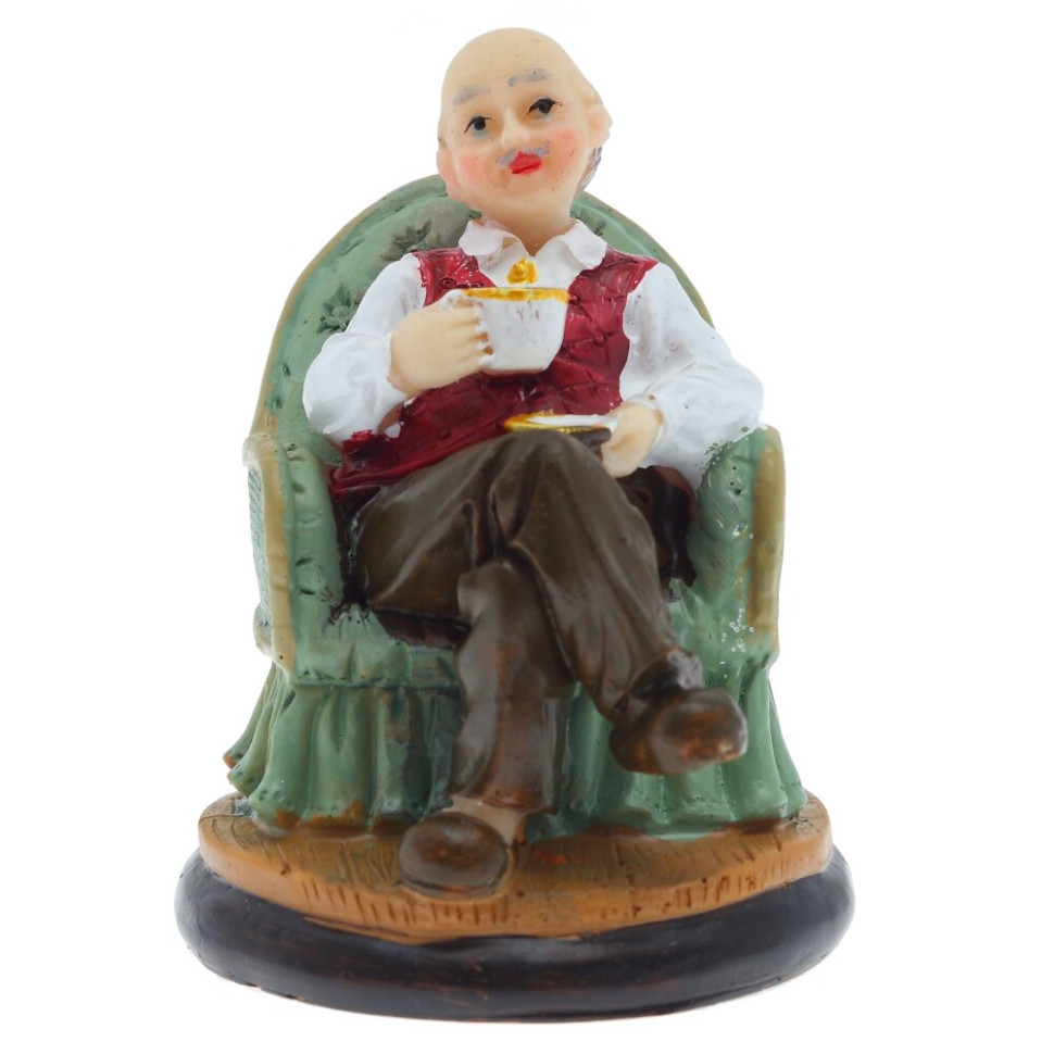 Фигурка декоративная "Бабушка/Дедушка", L6 W6 H7,5 см, 2в.