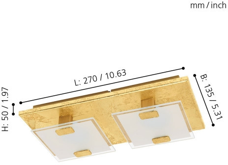 Настенно-потолочный светильник Vicaro 1 97758 Eglo