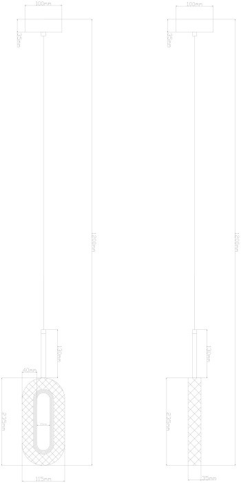 Подвесной светильник Ovale A2489SP-1GO Arte Lamp