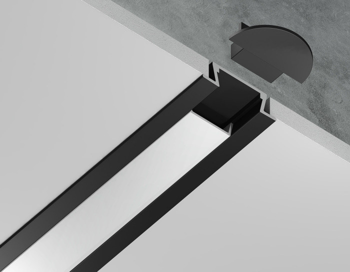 Профиль для светодиодной ленты Illumination GP1001BK Ambrella