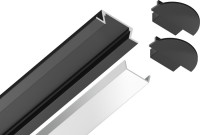 Профиль для светодиодной ленты Illumination GP1001BK Ambrella
