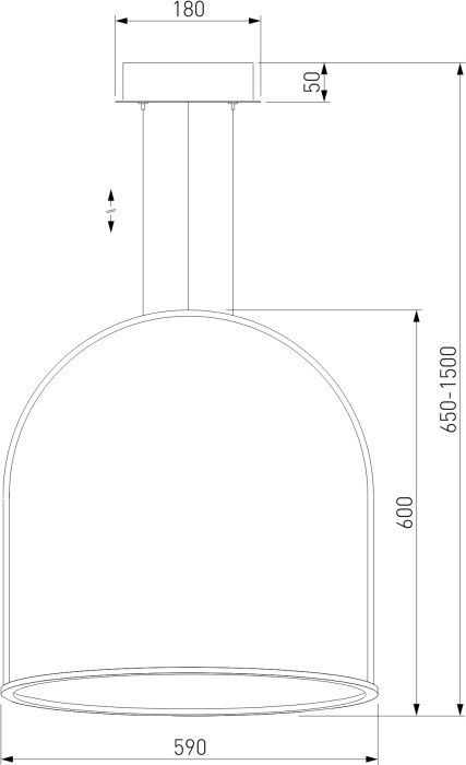 Подвесной светильник Over 90323/1 белый Eurosvet