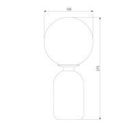Настольная лампа Eurosvet Оптима Bubble 01197/1 белый