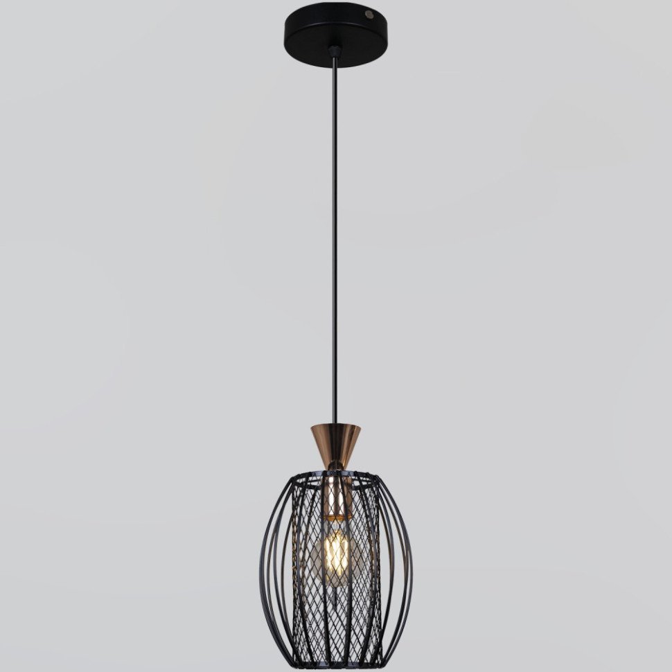 Подвесной светильник  02203-0.9-01 BK Reluce