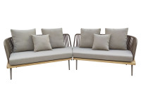 Диван Bayley угловой уличный серый Диван Bayley угловой уличный серый