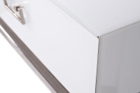 Консоль с ящиками белая/хром Консоль с ящиками белая/хром