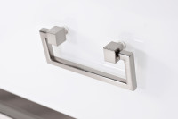 Консоль с ящиками белая/хром Консоль с ящиками белая/хром