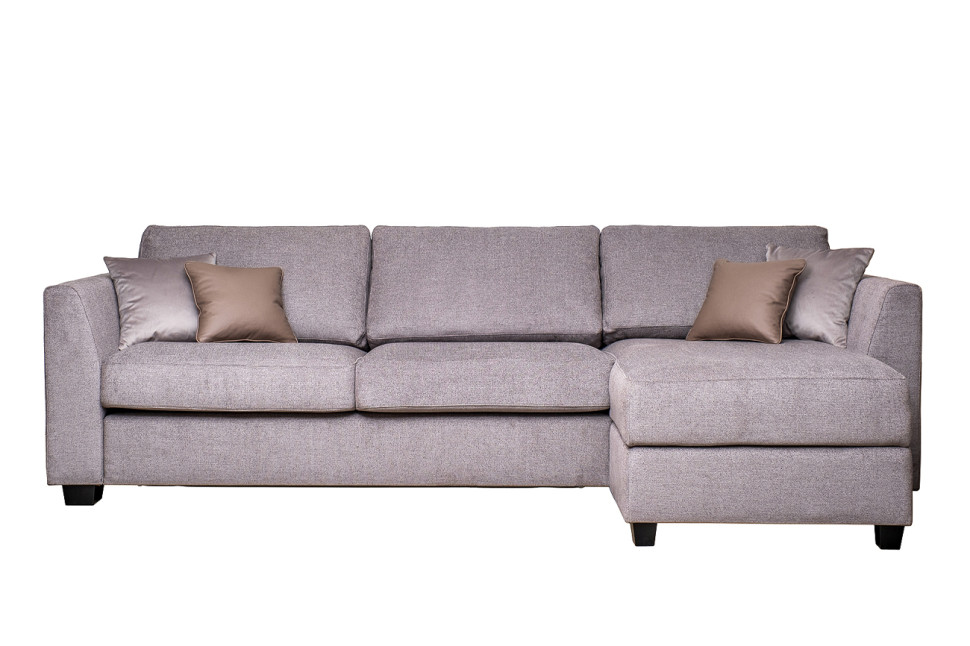 Диван Bravo трехместный с канапе раскладной правый