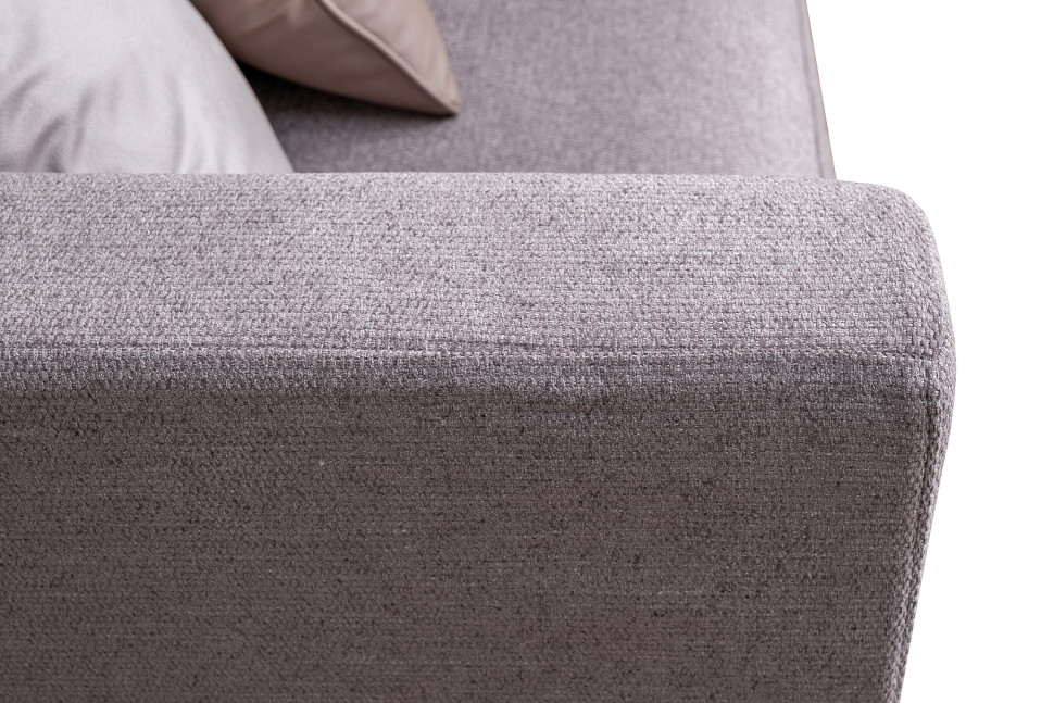 Диван Bravo трехместный с канапе раскладной правый