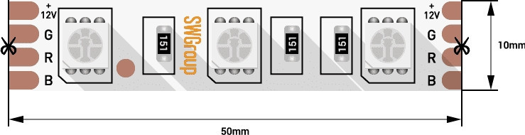 Светодиодная лента SWG560 SWG560-12-14.4-RGB-M SWG