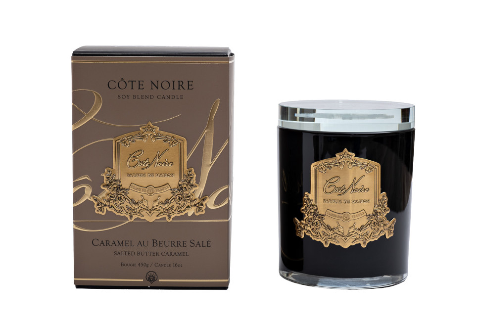 Свеча ароматическая Caramel в стакане в упаковке