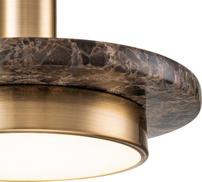 Подвесной светильник Torano 10260/1LED Brown marble Escada