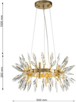 Подвесная люстра Rays 4058-8P Favourite