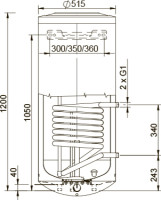 Водонагреватель Stout SWH-1210-000150