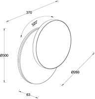 Потолочный светильник уличный SIDNEY LED W2058 Bl Oasis Light Потолочный светильник уличный SIDNEY LED W2058 Bl Oasis Light