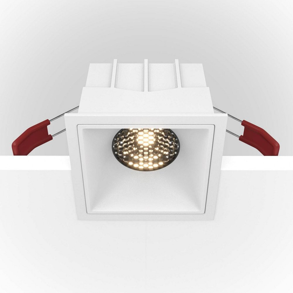 Встраиваемый светильник Maytoni Alfa LED DL043-01-15W3K-D-SQ-W