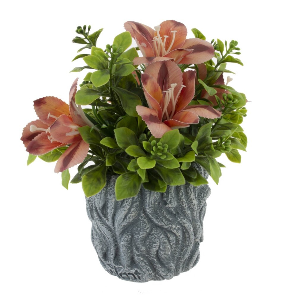 Цветочная композиция, L15,5 W14,5 H19,5 см