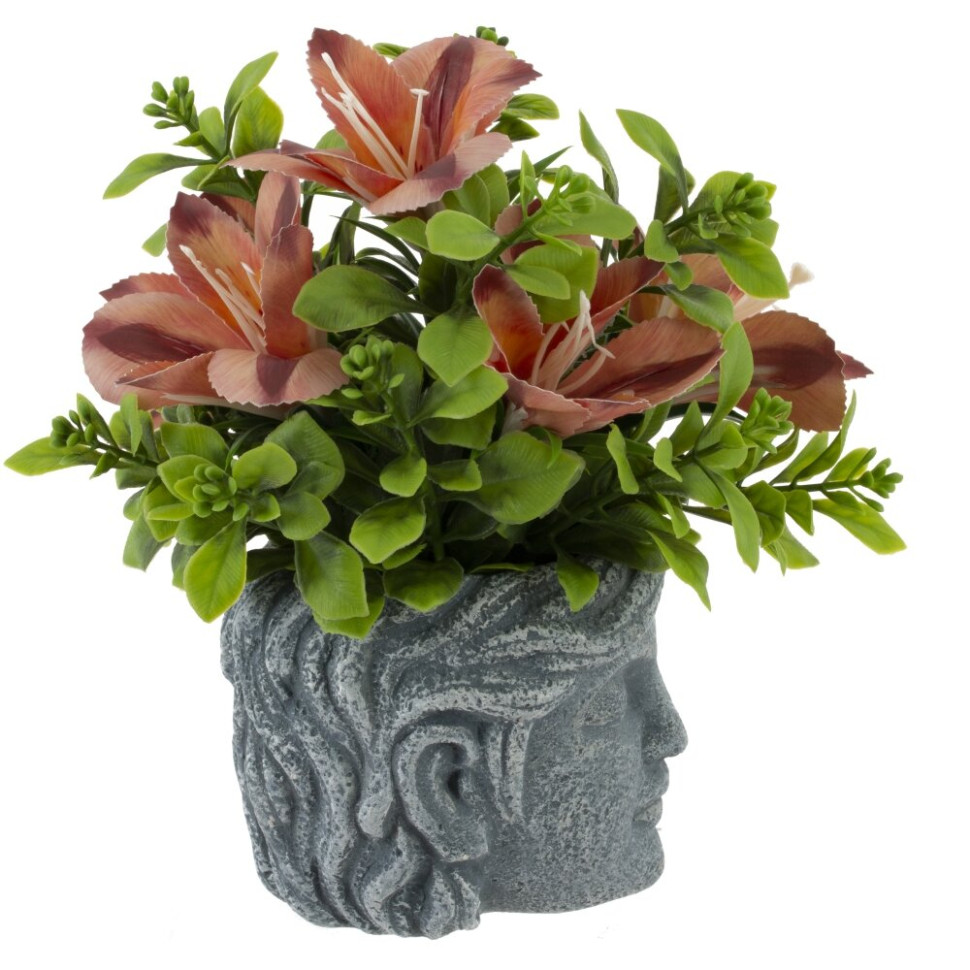 Цветочная композиция, L15,5 W14,5 H19,5 см