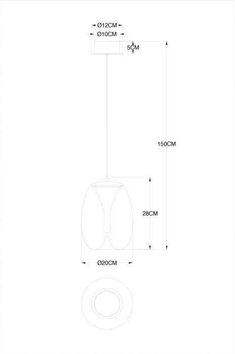 Подвесной светильник Campo 5874/51 SP-8 Divinare
