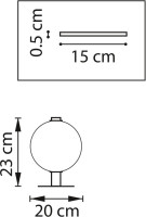 Интерьерная настольная лампа Colore 805906 Lightstar