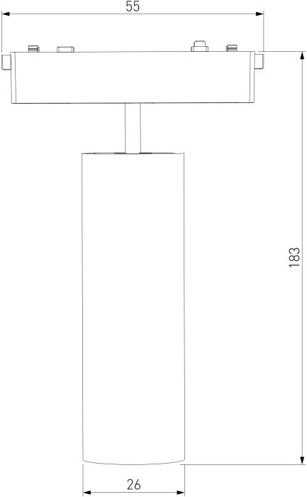 Трековый светильник Flat Magnetic 85096/01 Elektrostandard