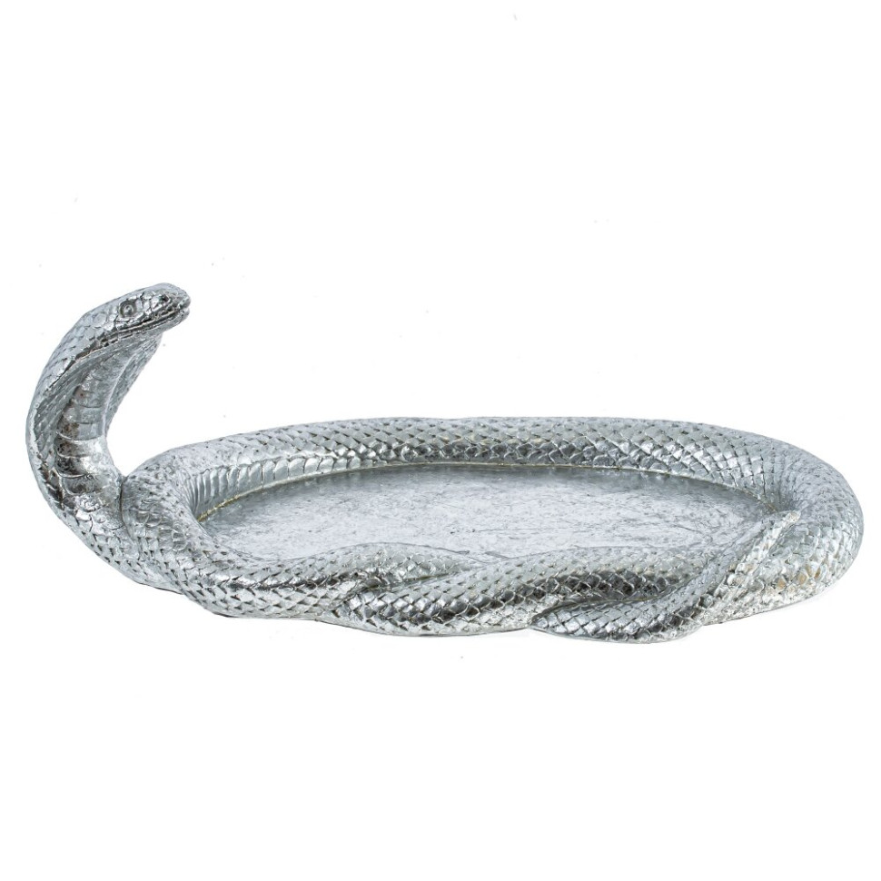 Декоративное блюдо   "Змея", L25 W15,5 H9 см, 3в.(цена за один вид)