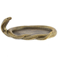 Декоративное блюдо   "Змея", L25 W15,5 H9 см, 3в.(цена за один вид)