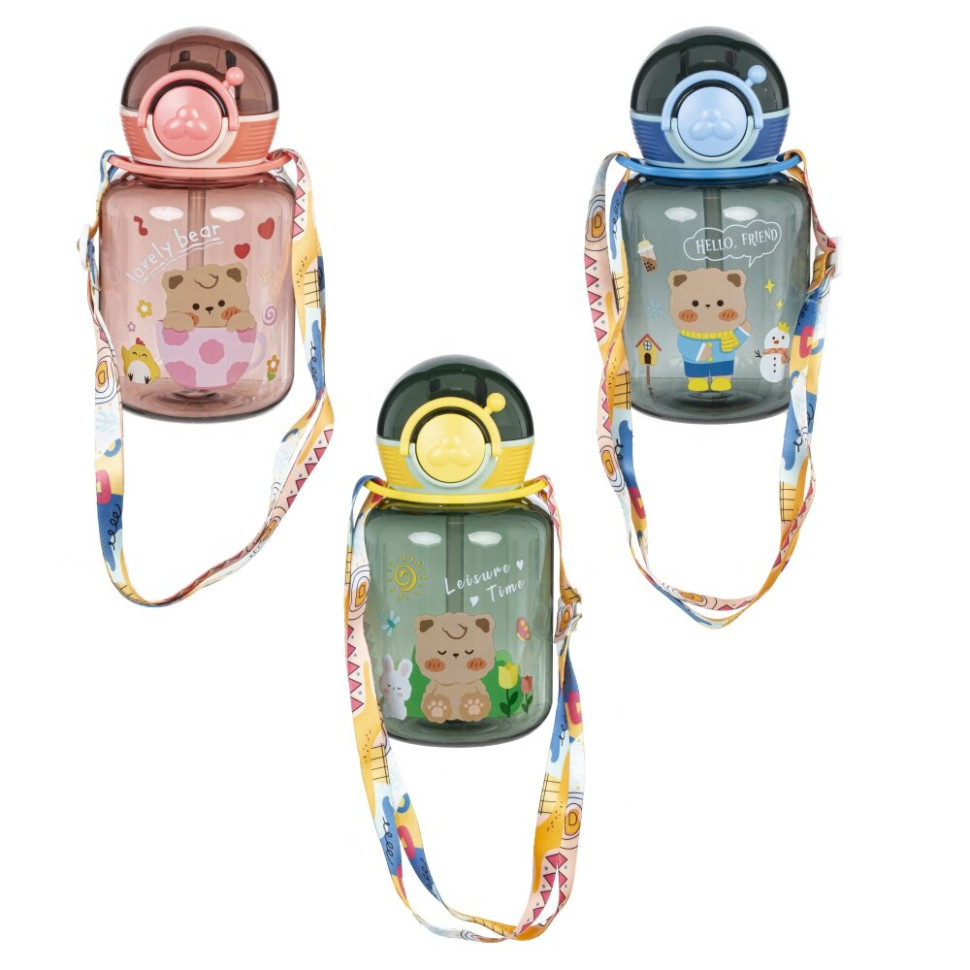 Бутылка, 600 мл, L9 W9 H17 см, 3в.