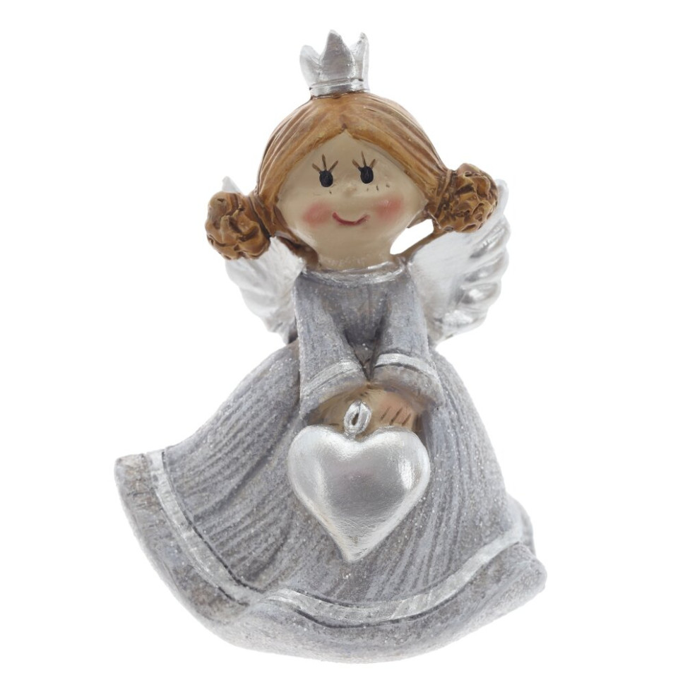 Фигурка декоративная "Ангел", L5 W4 H7,5 см, 2в.