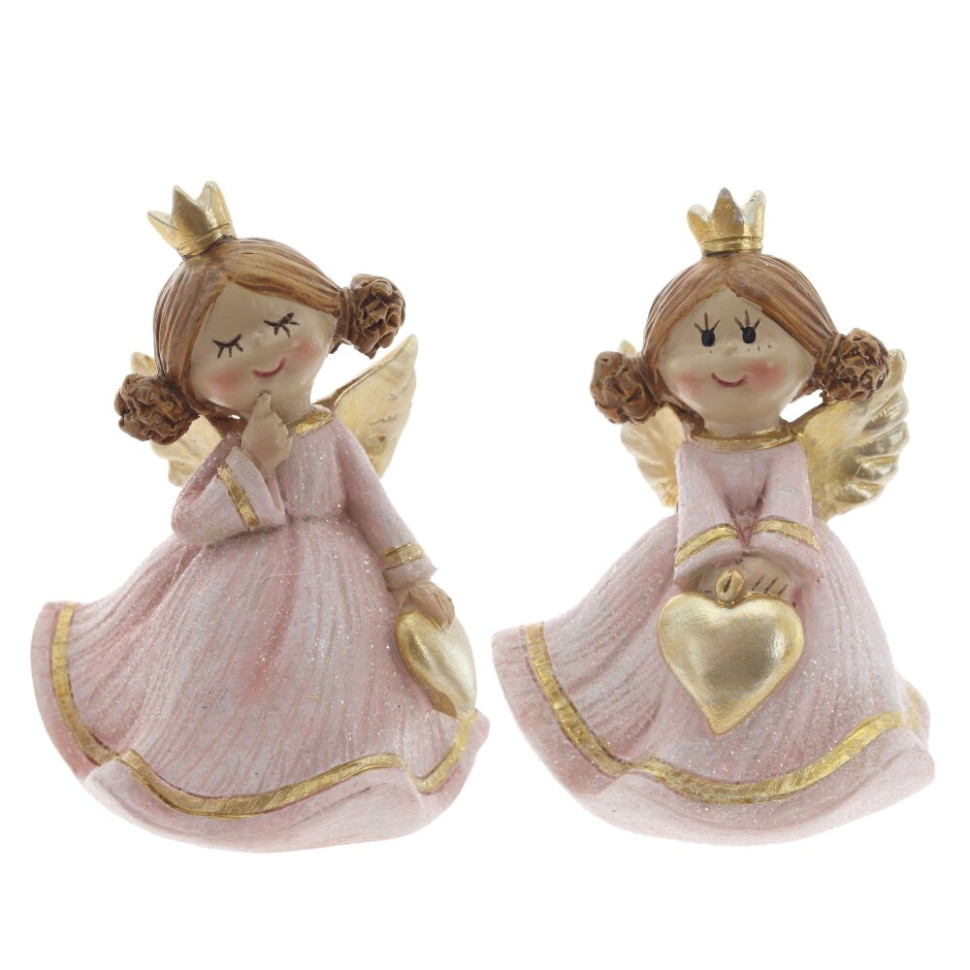 Фигурка декоративная "Ангел", L5 W4 H7,5 см, 2в.