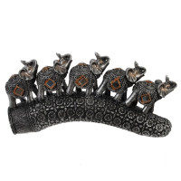 Фигурка декоративная "Слоны", L22 W5 H11 см