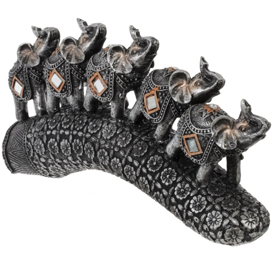 Фигурка декоративная "Слоны", L22 W5 H11 см