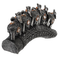 Фигурка декоративная "Слоны", L22 W5 H11 см