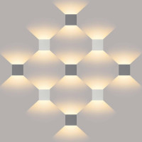 Уличный настенный светодиодный светильник Elektrostandard 1548 Techno LED Winner серый a038411