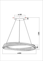 Подвесной светильник Millie 1136/17 SP-36 Divinare