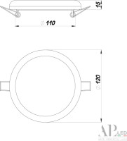 Точечный светильник Ingrid 3322.FAP222R/18W/4K APL LED Точечный светильник Ingrid 3322.FAP222R/18W/4K APL LED