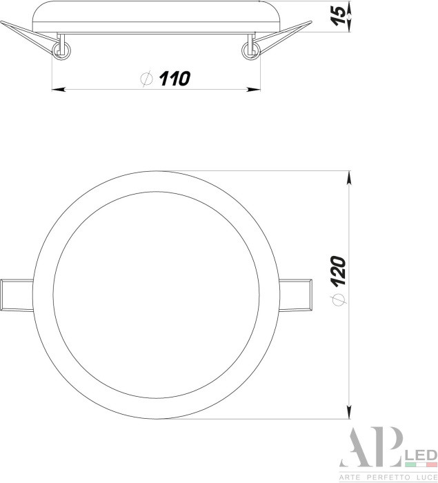 Точечный светильник Ingrid 3322.FAP222R/18W/4K APL LED
