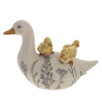 Фигурка декоративная "Утка с утятами", L20 W10 H15 см