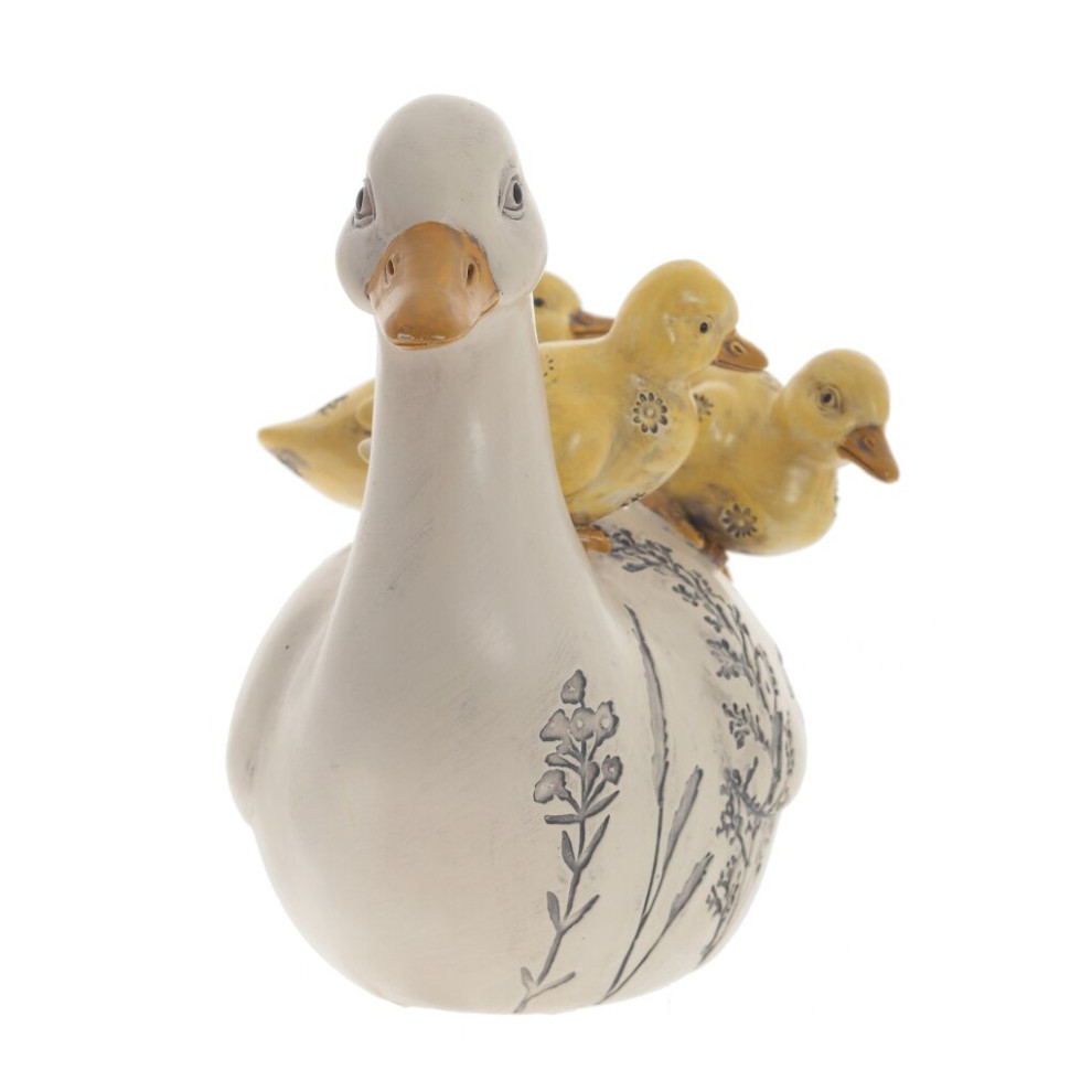Фигурка декоративная "Утка с утятами", L20 W10 H15 см