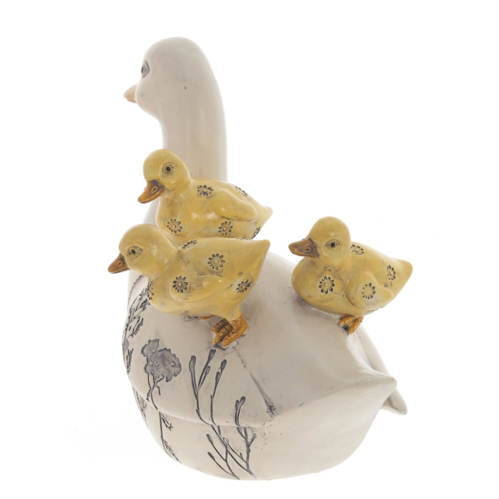Фигурка декоративная "Утка с утятами", L20 W10 H15 см